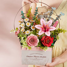 Charger l'image dans la galerie, Wooden Flower Basket