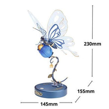 Charger l'image dans la galerie, Rokr Robotime Butterfly Blue MI05B dimensions