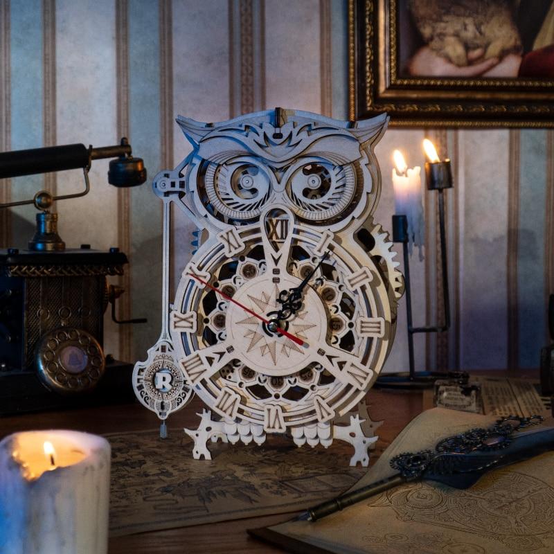 Owl Clock - Rokr-Robotime