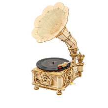 Charger l'image dans la galerie, Gramophone Fonctionnel + disque vinyle 3 musiques