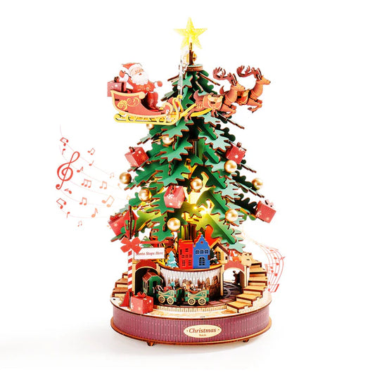 Puzzle 3D sapin de noel melodieux AMS01 