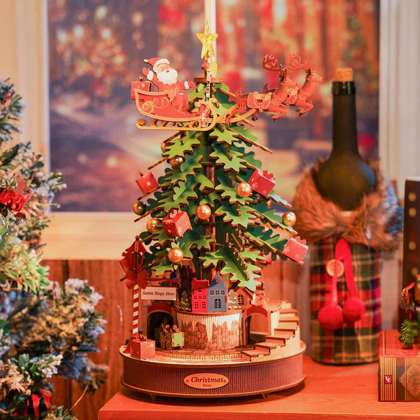 Puzzle 3D sapin de noel melodieux AMS01 1