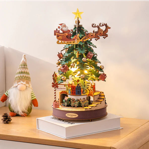 Puzzle 3D sapin de noel melodieux AMS01 2
