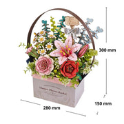 Wooden Flower Basket