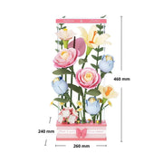 Rokr Art Floral Blooming Bouquet Box AF01D dimensions