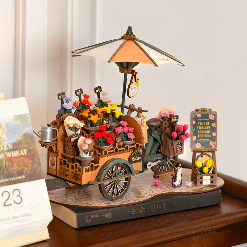 Rolife Robotime Blossom Cart TGS03S 4
