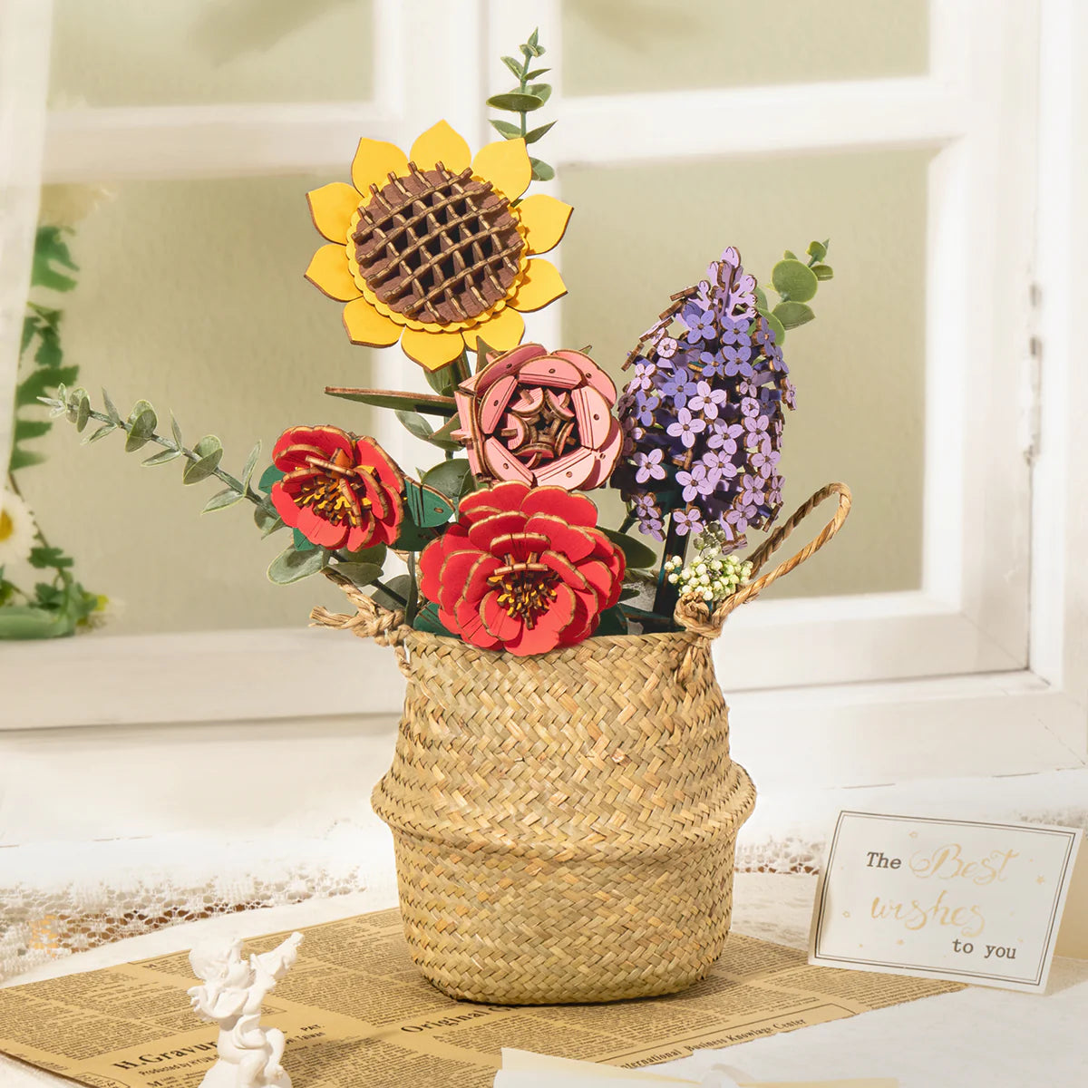 Wooden Flower Bouquet