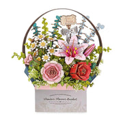 Wooden Flower Basket