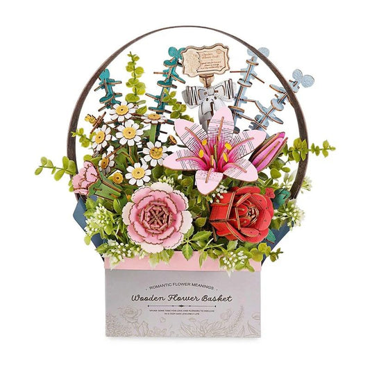 Wooden Flower Basket