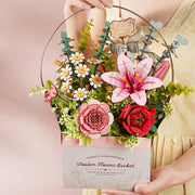 Wooden Flower Basket