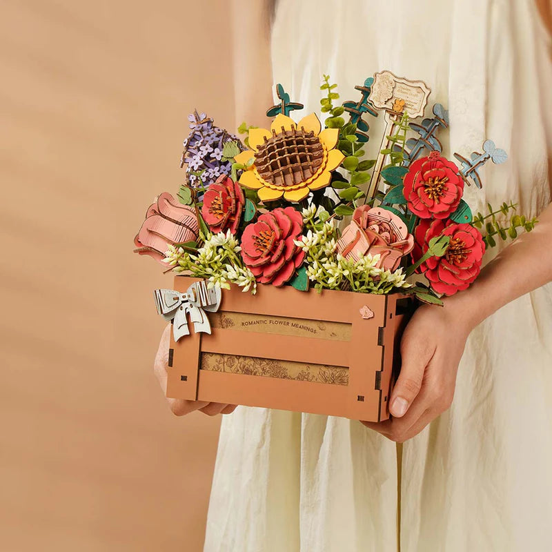 Wooden Bloom Box