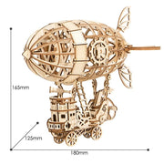 Rolife Robotime TG407 dimensions