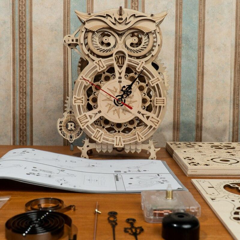 Owl Clock - Rokr-Robotime